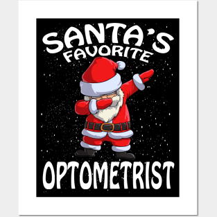 Santas Favorite Optometrist Christmas Posters and Art